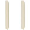 vidaXL Ureche pentru Tăblie Crem 80 x 16 x 4 cm PVC