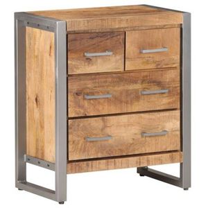 vidaXL Dulap, 60x35x70 cm, lemn de mango nefinisat