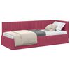 vidaXL Cadru de pat colțar Roșu Vin 80 cm x 200 cm Catifea