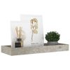 vidaXL Rafturi de perete Loggia, 2 buc., gri beton, 40x15x4 cm, MDF