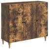 vidaXL Bufet Stejar fumuriu 89 x 34,5 x 80 cm Lemn prelucrat