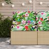 vidaXL Set de perne pentru palet Floral 2 pcs Jungla tropicală