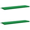 vidaXL Perne pentru bancă 2 bucăți SOEST 2 buc. 100% Polyester Verde