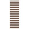 vidaXL Jaluzea tip zebra maro lățime țesătură 70,9 cm poliester