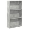 vidaXL Dulap de perete pentru baie Gri Beton 40 x 14 x 70 cm