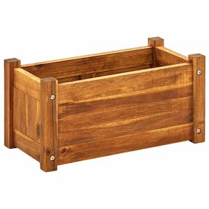 vidaXL Strat &icirc;nălțat de grădină, 50x25x25 cm, lemn de acacia