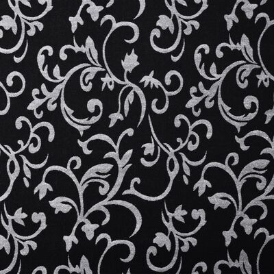 vidaXL Șezlong, negru și alb, material textil
