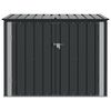 vidaXL Cutie de depozitare pentru grădină Negru 151,5 x 82 x 110,5 cm
