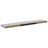 vidaXL Rafturi perete suspendate 2 buc. gri beton 120x23,5x3,8 cm MDF