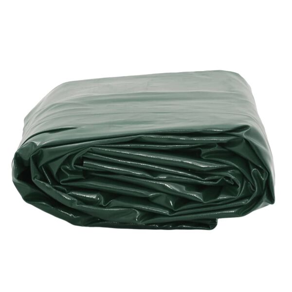 vidaXL Prelată, verde, 3x5 m, 650 g/m&sup2;