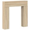 vidaXL Cadru pentru șemineu Stejar Sonoma 102 x 18 x 100,5 cm