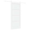 vidaXL Ușă glisantă ORKDAL 86 x 198,5 cm Lemn prelucrat Alb