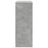 vidaXL Masă de bar cu rafturi gri beton 90x40x103,5 cm lemn prelucrat
