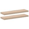vidaXL Rafturi plutitoare, 2 buc., 80x23,5x4 cm, lemn prelucrat
