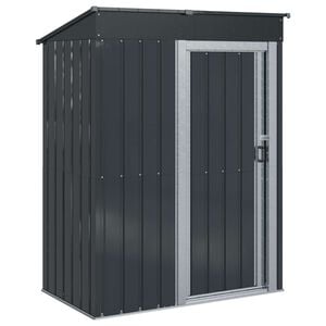 vidaXL Magazii pentru grădină Antracit 137 x 81 x 180 cm Metal