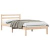 vidaXL Cadru de pat Maro 215,5 x 85,5 x 69,5 cm Lemn de pin masiv