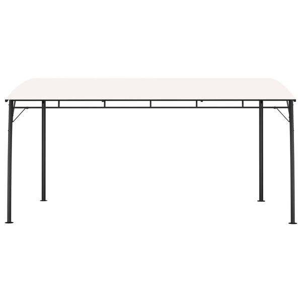 vidaXL Copertină pavilion de grădină, crem, 4x3x2,55 m