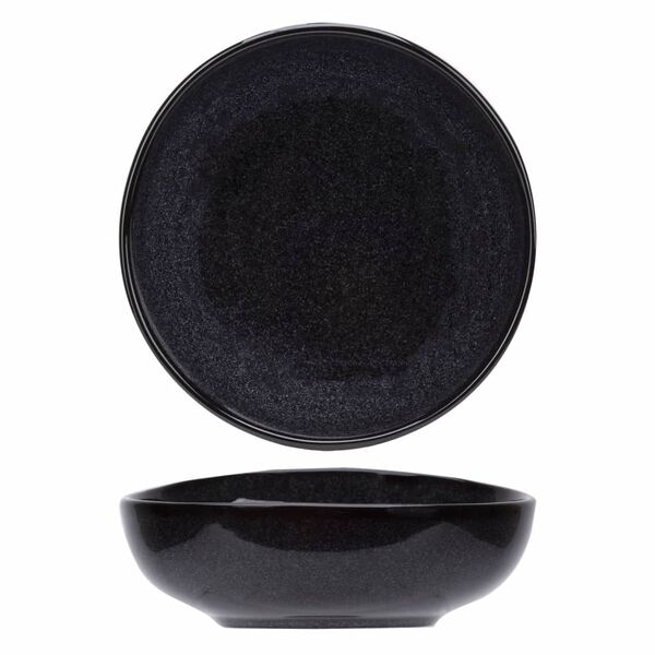 Cosy & Trendy for Professionals Bol Black Granite 4 buc. negru &Oslash;21 cm