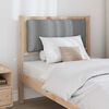 vidaXL Tăblie tapițată cu headboard Maro 80 cm Lemn de pin masiv