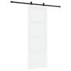 vidaXL Ușă glisantă ORKDAL 83 x 232 cm Lemn masiv de pin Alb