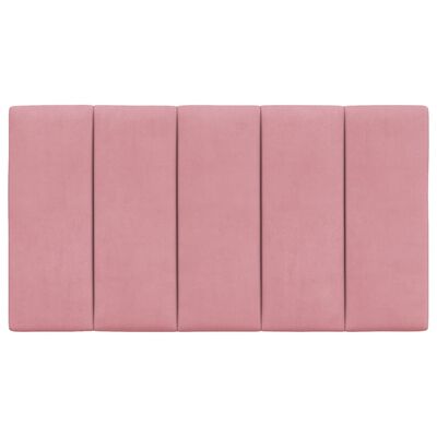 vidaXL Pernă tăblie de pat, roz, 80 cm, catifea