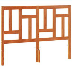 vidaXL Tăblie de pat, maro ceruit, 135 cm, lemn masiv de pin