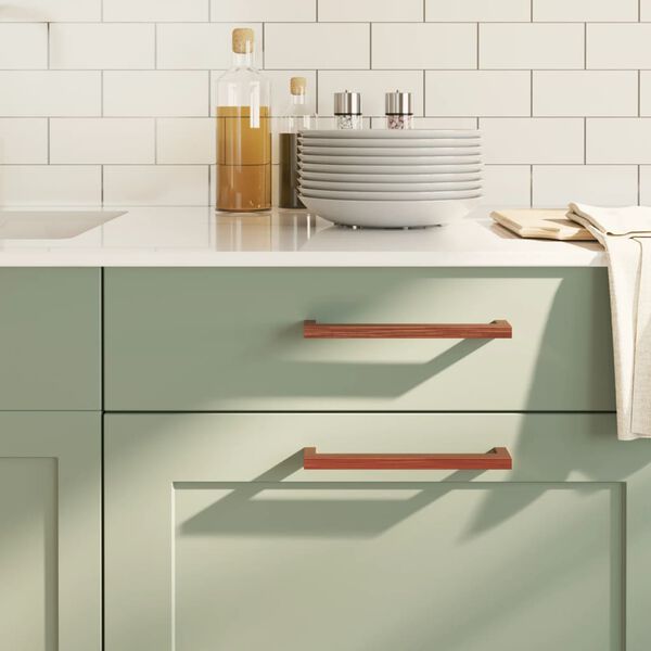 vidaXL Mânere de dulap, 20 buc., bronz, 192 mm, oțel inoxidabil