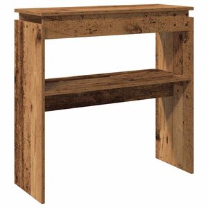 vidaXL Masă consolă, lemn vechi,80x30x80 cm, PAL