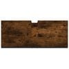 vidaXL Dulap chiuveta de baie stejar fumuriu 80x33x60 cm lemn compozit