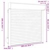 vidaXL Oblon rulant, antracit, 100 x 100 cm, aluminiu