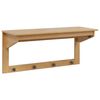 vidaXL Răcător de paltoane HILL Maro miere 90 x 35 x 41.5 cm