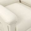 vidaXL Fotoliu de masaj cu ridicare, crem, catifea