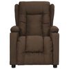 vidaXL Fotoliu cu ridicare, maro, material textil