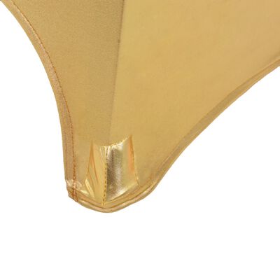 vidaXL Huse elastice de masă, 2 buc., auriu, 70 cm