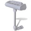 vidaXL F&acirc;nt&acirc;nă cascadă pentru piscină cu LED-uri