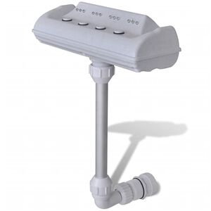vidaXL F&acirc;nt&acirc;nă cascadă pentru piscină cu LED-uri
