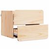 vidaXL Noptieră 2 pcs natural 39 x 34 x 33 cm Lemn masiv de pin