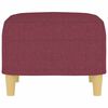 vidaXL Taburet, roșu vin, 60x50x41 cm, material textil