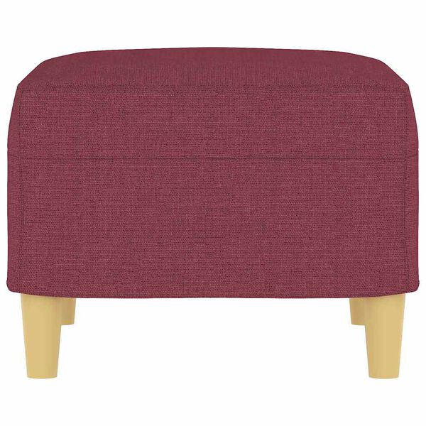 vidaXL Taburet, roșu vin, 60x50x41 cm, material textil