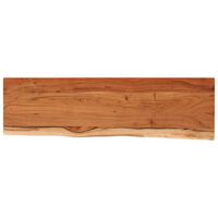 vidaXL Raft perete 110x30x3,8cm dreptunghiular lemn acacia margine vie