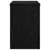 vidaXL Suport pentru plante 2 pcs Stejar Negru 20 x 20 x 30 cm