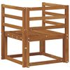 vidaXL Canapea de exterior Lemn Solid de Acacia natural