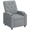 vidaXL Fotoliu recliner Gri deschis 75 x 95 x 101 cm Țesătură