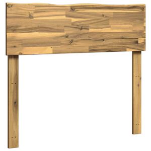 vidaXL Tăblie de pat cu margini naturale ROSTOCK Alb 100 cm