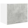 vidaXL Dulap suspendat Gri beton și Alb 50 x 31 x 40 cm Lemn prelucrat