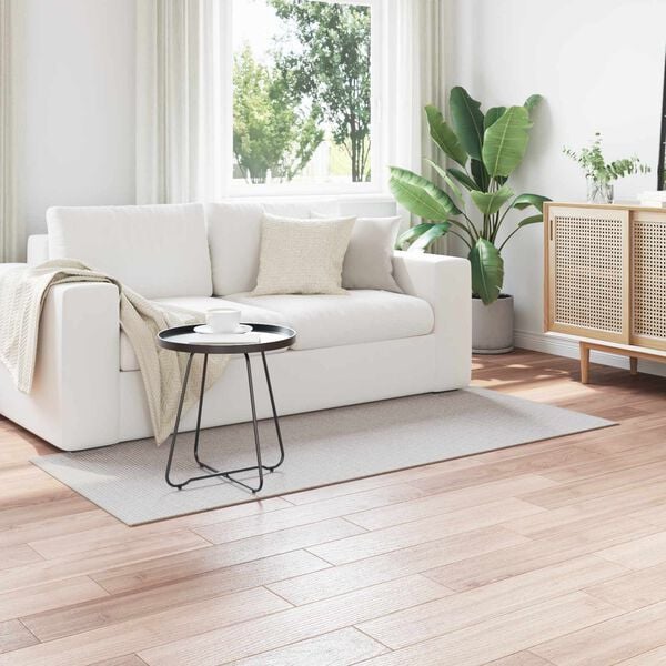 vidaXL Covoare de zonă LUGO Crem și Gri 150 x 80 cm Poliester