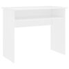 vidaXL Birou, alb, 90x50x74 cm, lemn prelucrat