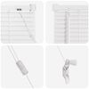 vidaXL Jaluzea venetiană Manual Ajustabil Alb 213 x 90 cm PVC