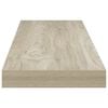 vidaXL Rafturi de perete suspendate 4 buc., stejar, 80x23,5x3,8 cm MDF