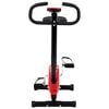 vidaXL Bicicletă fitness cu centură de rezistență, roșu